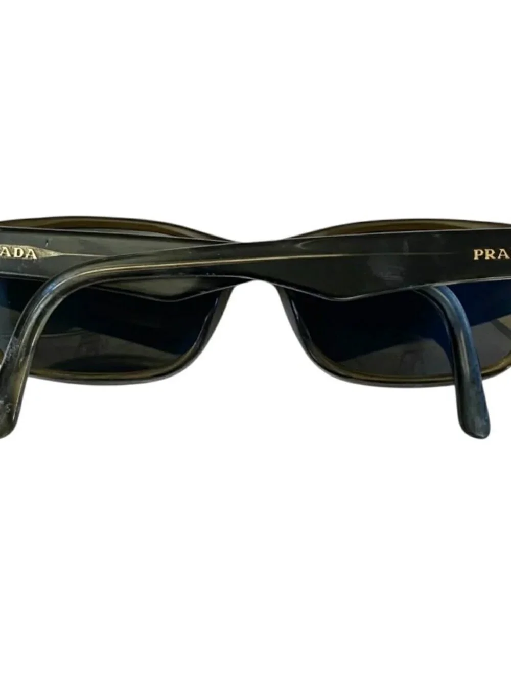 Prada VPR16M Heritage Sunglasses With Case Dark Brown Frame